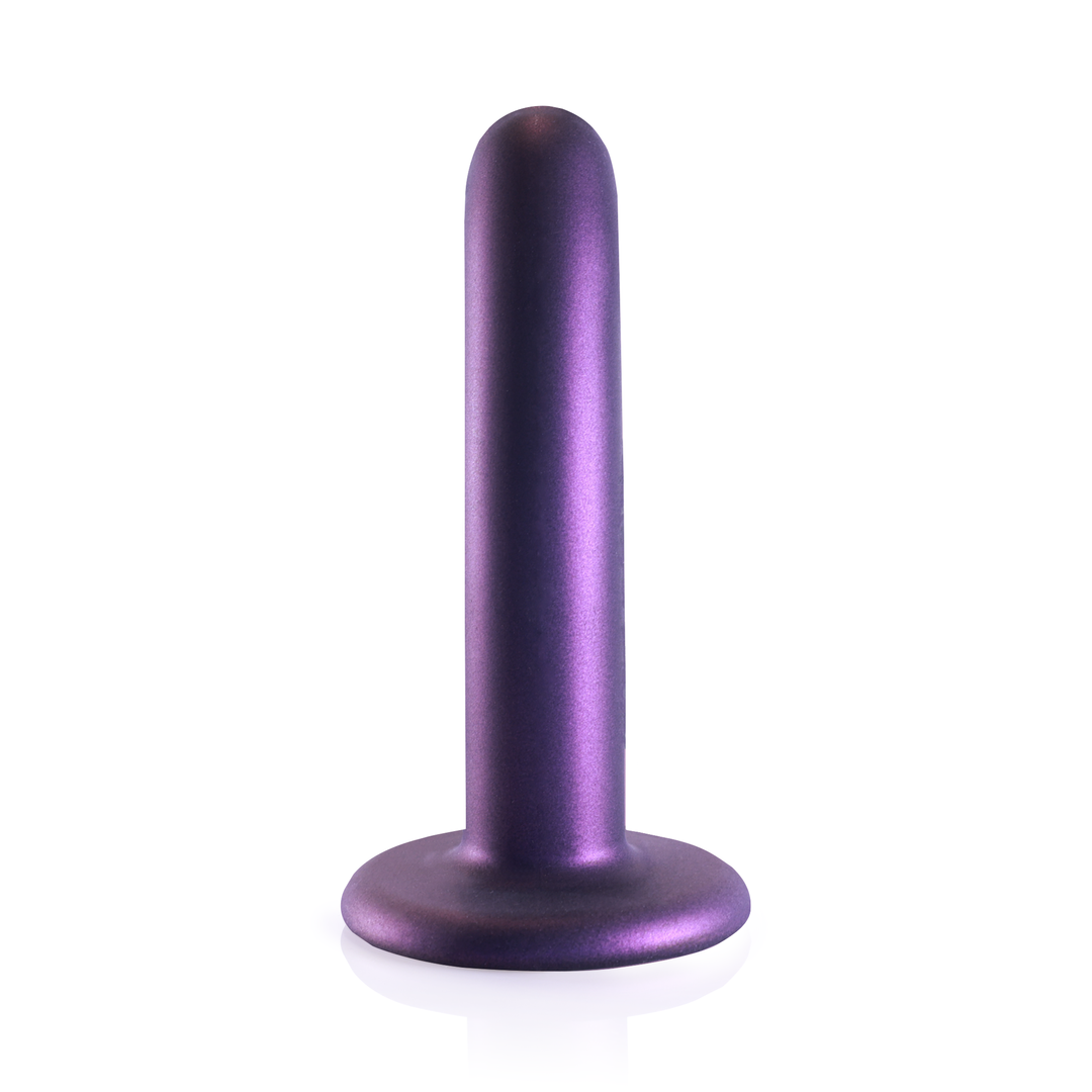 Glatter Silikon G-Punkt Dildo - 5'' / 12 cm - Metallic Lila