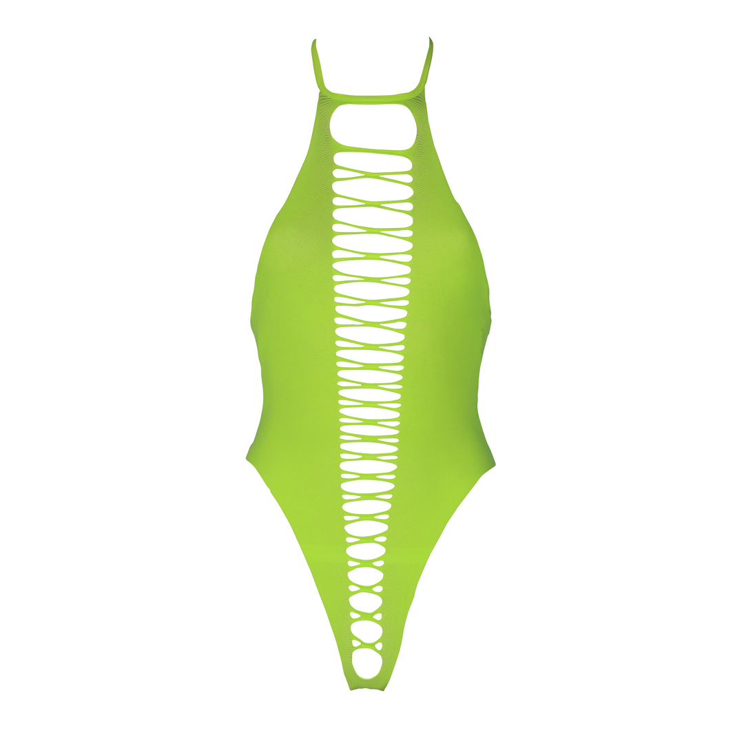 High-Cut Body - Einheitsgröße - Neon Grün