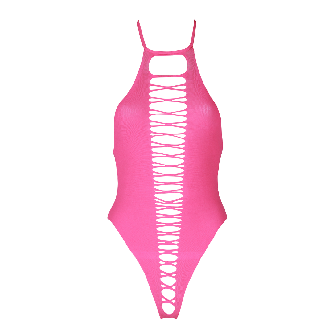 High-Cut Body - Einheitsgröße - Neonpink