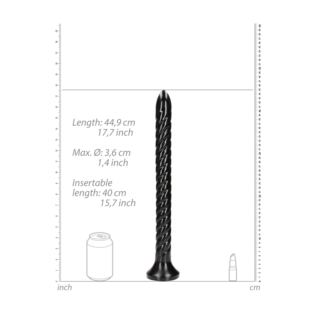 Wirbelnde Anal-Schlange - 16''/ 40 cm