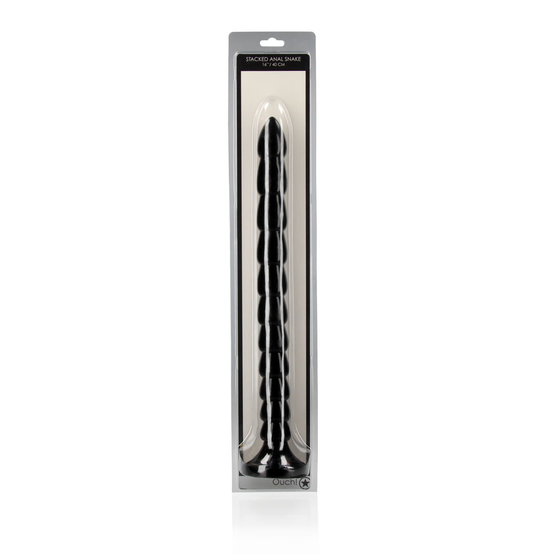 Gestapelter Anal Snake - 16''/ 40 cm
