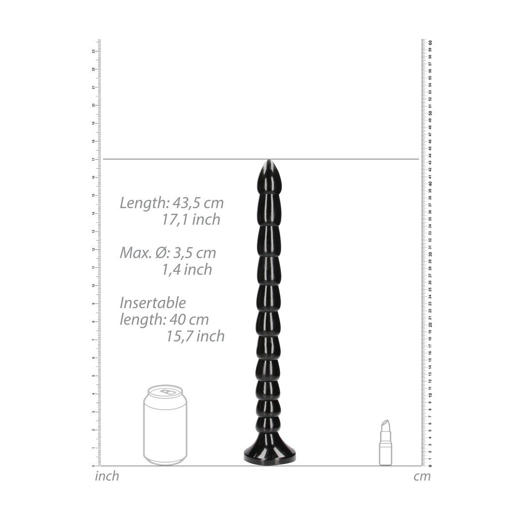 Gestapelter Anal Snake - 16''/ 40 cm