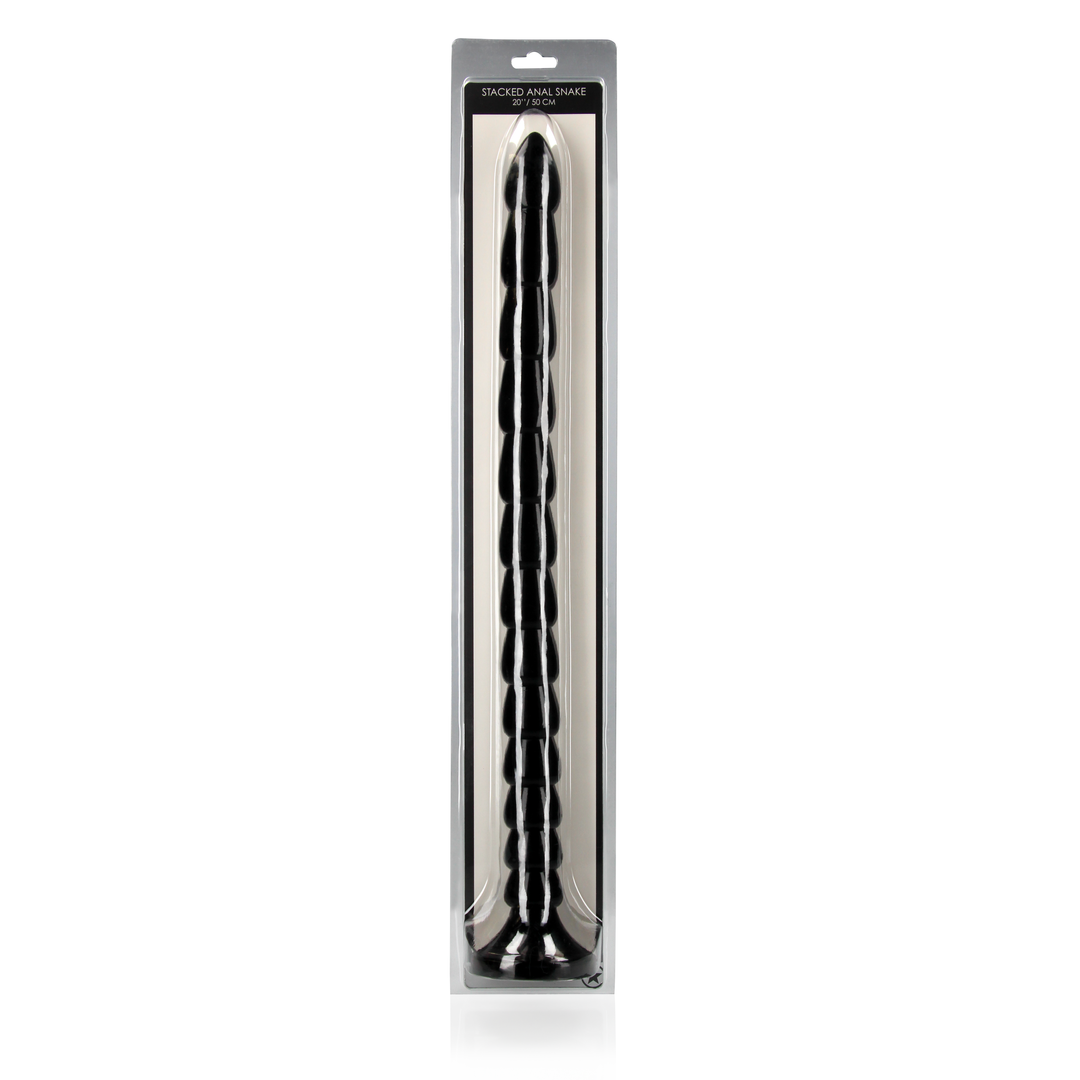 Gestapelte Anal-Schlange - 20''/ 50 cm