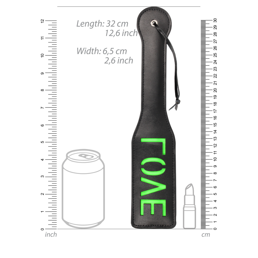 Love Paddle - Leuchtet im Dunkeln - Neon Grün
