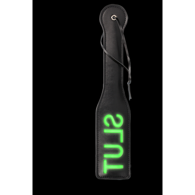 Slut Paddle - Leuchtet im Dunkeln - Neon Grün