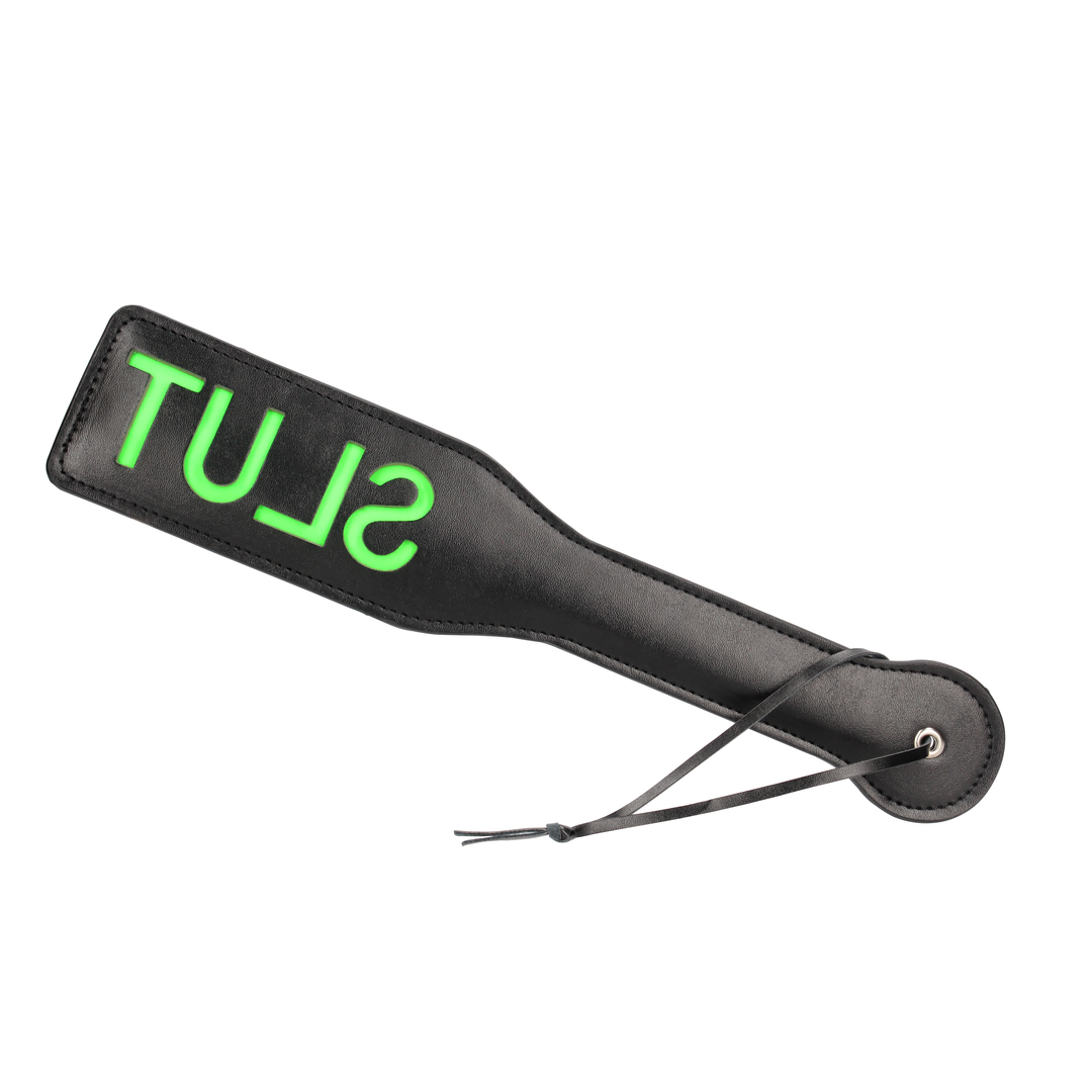 Slut Paddle - Leuchtet im Dunkeln - Neon Grün