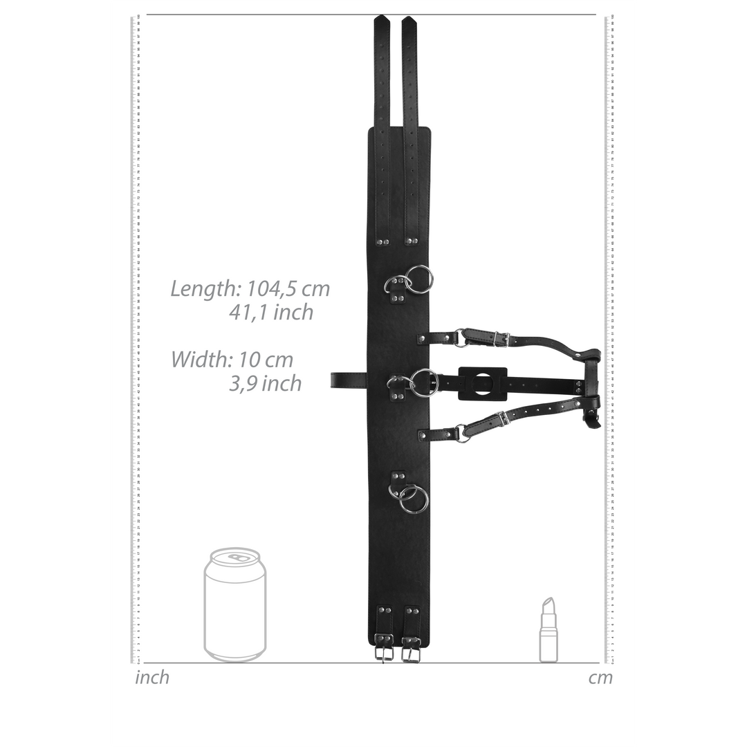 Gürtel mit Vibratorhalter - Schwarz