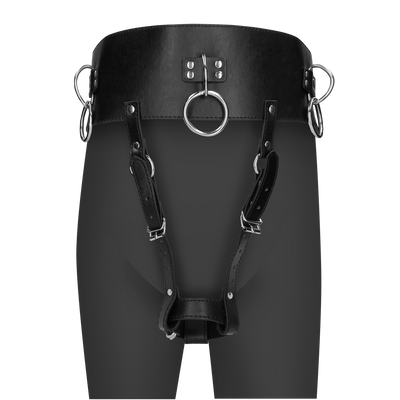 Gürtel mit Vibratorhalter - Schwarz