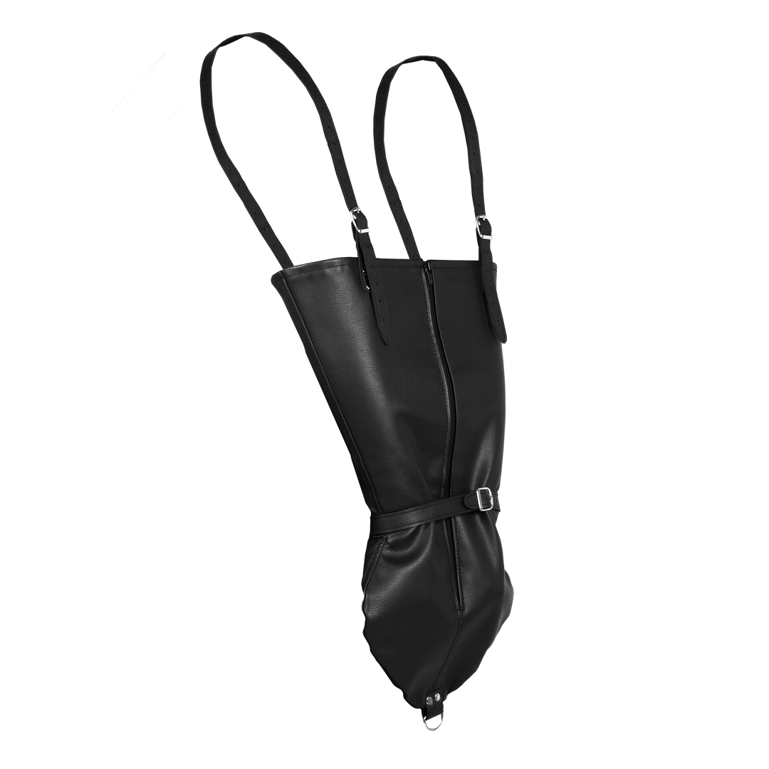 Reißverschluss Vollärmel Armfessel - Schwarz