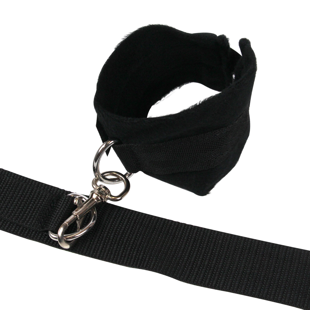 Über die Tür Bondage Kreuz - Schwarz