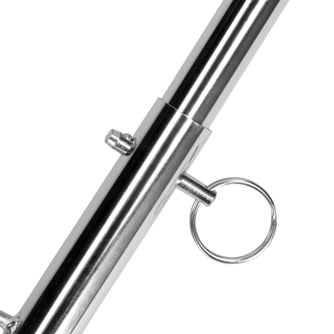Spreizstange mit mehreren Haken - Silber