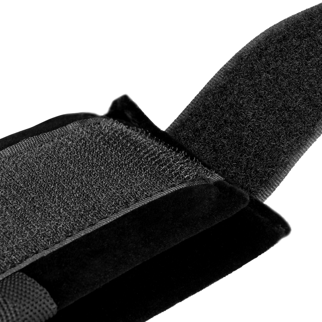Gepolsterte Knöchelschlaufe mit verstellbaren Riemen - Schwarz
