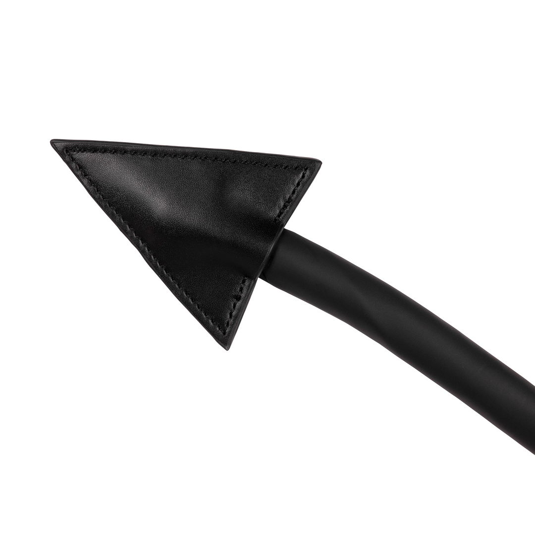Silikon Anal Plug mit Teufelsschwanz - Schwarz