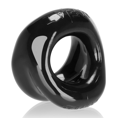Fleisch - Größerer Wulst Gepolsterter Pump Cockring - Schwarz
