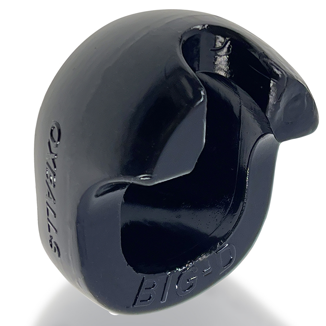 Big-D - Bigger Bulge Cockring mit Shaft Grippers - Schwarz