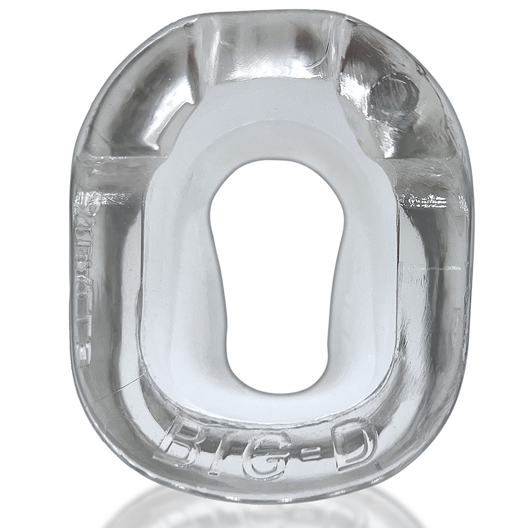 Big-D - Bigger Bulge Cockring mit Shaft Grippers - Klar