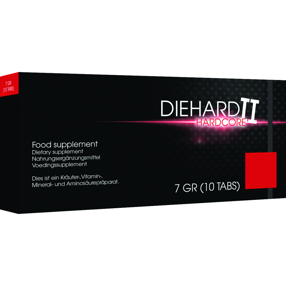Diehard II Hardcore - Stimulierende Kapseln - 10 Stück