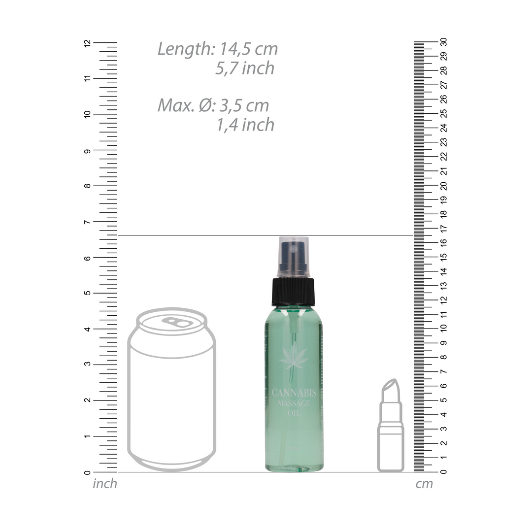 Cannabis Massageöl - 3 fl oz / 100 ml