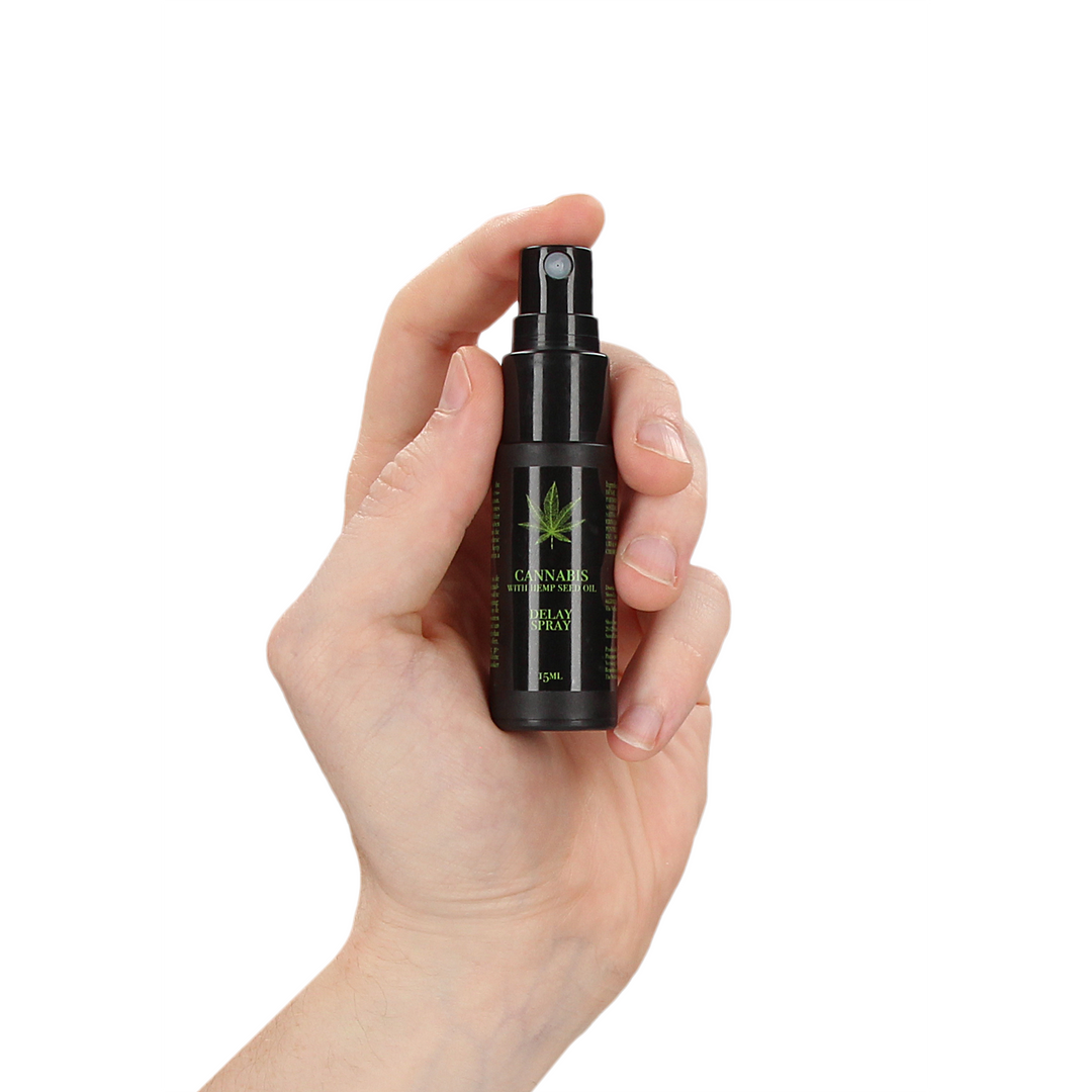 Cannabis mit Hanfsamenöl Verzögerungsspray - 0,5 fl oz / 15 ml