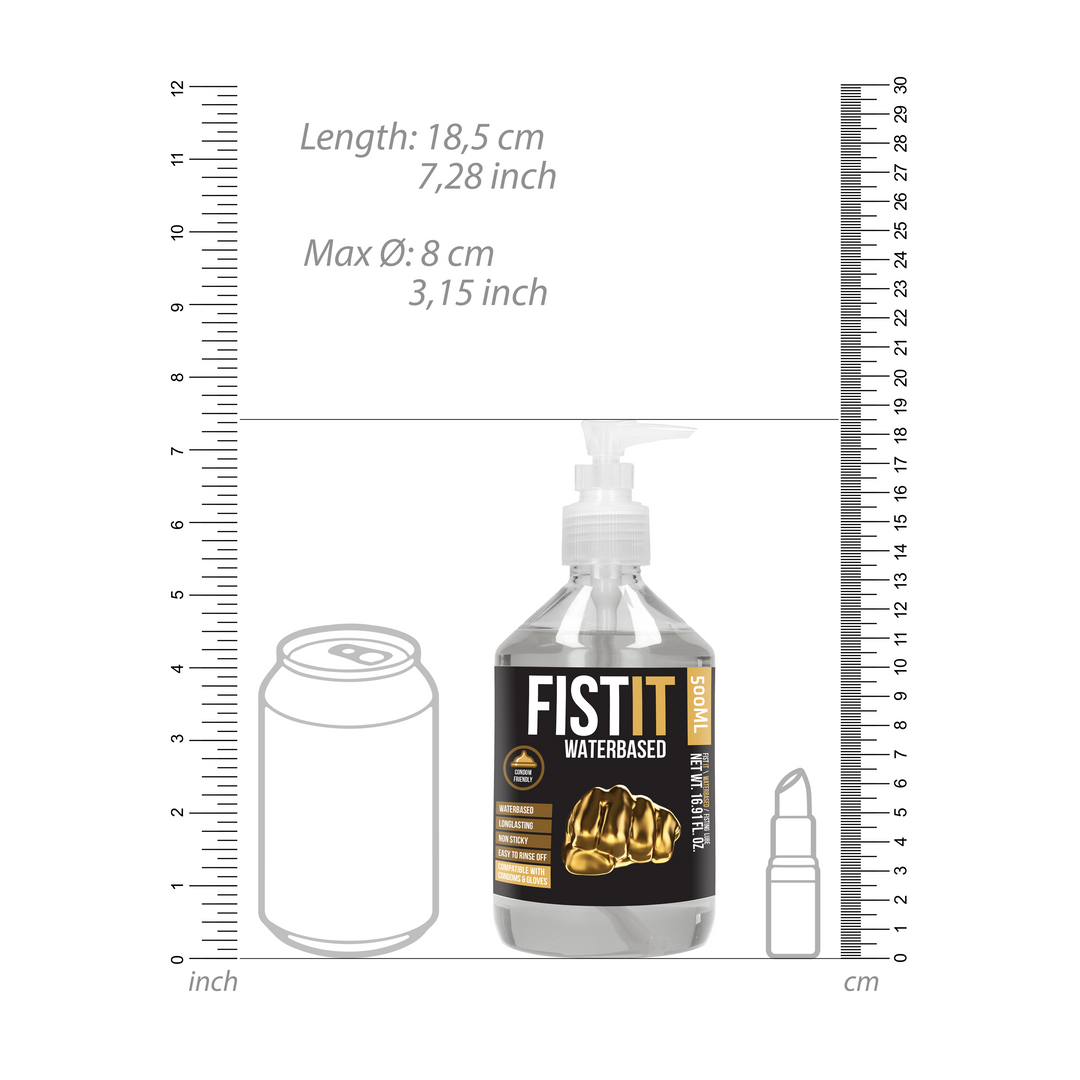Wasserbasierte Gleitmittel - 17 fl oz / 500 ml