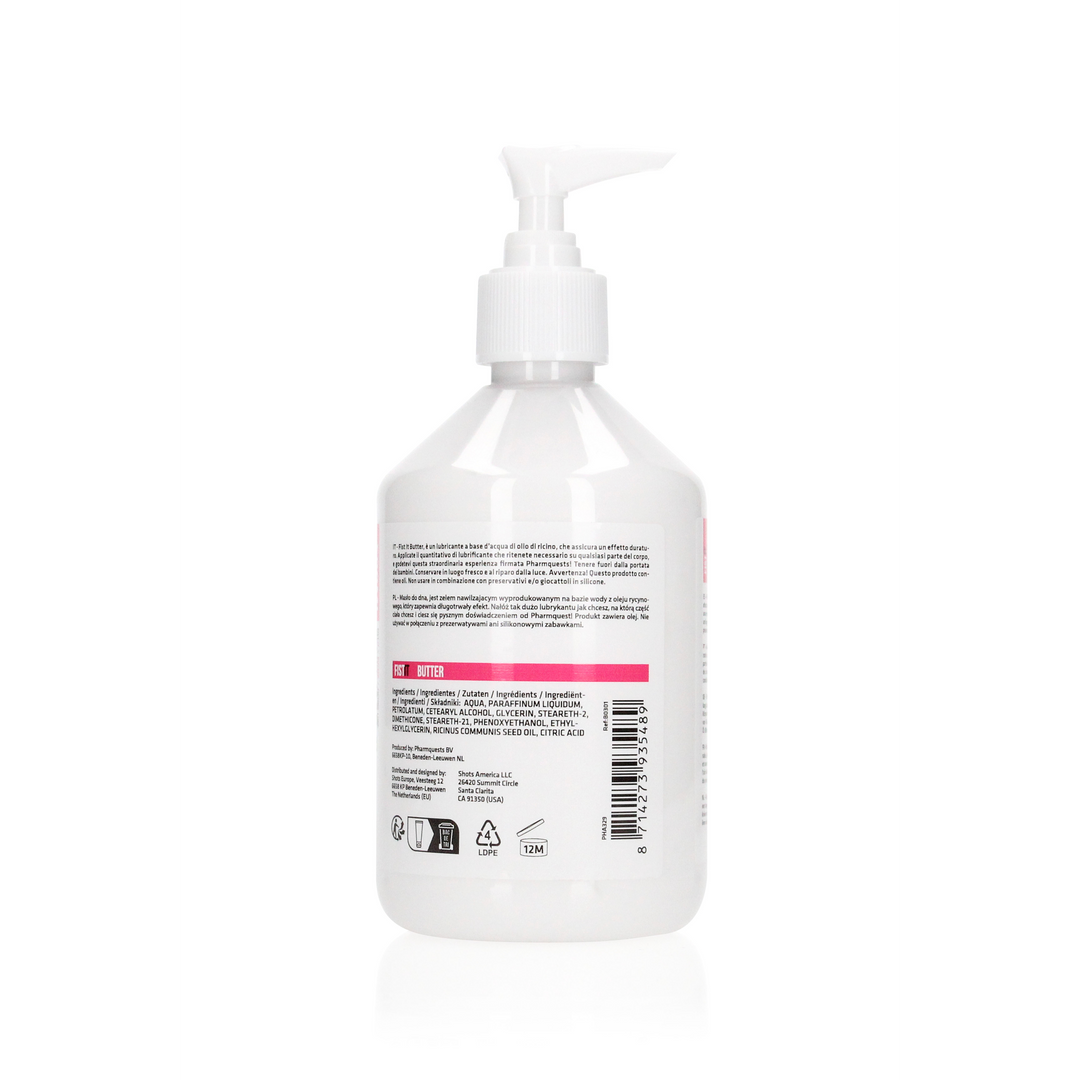 Wasserbasierte Gleitbutter - 17 fl oz / 500 ml - Pumpe