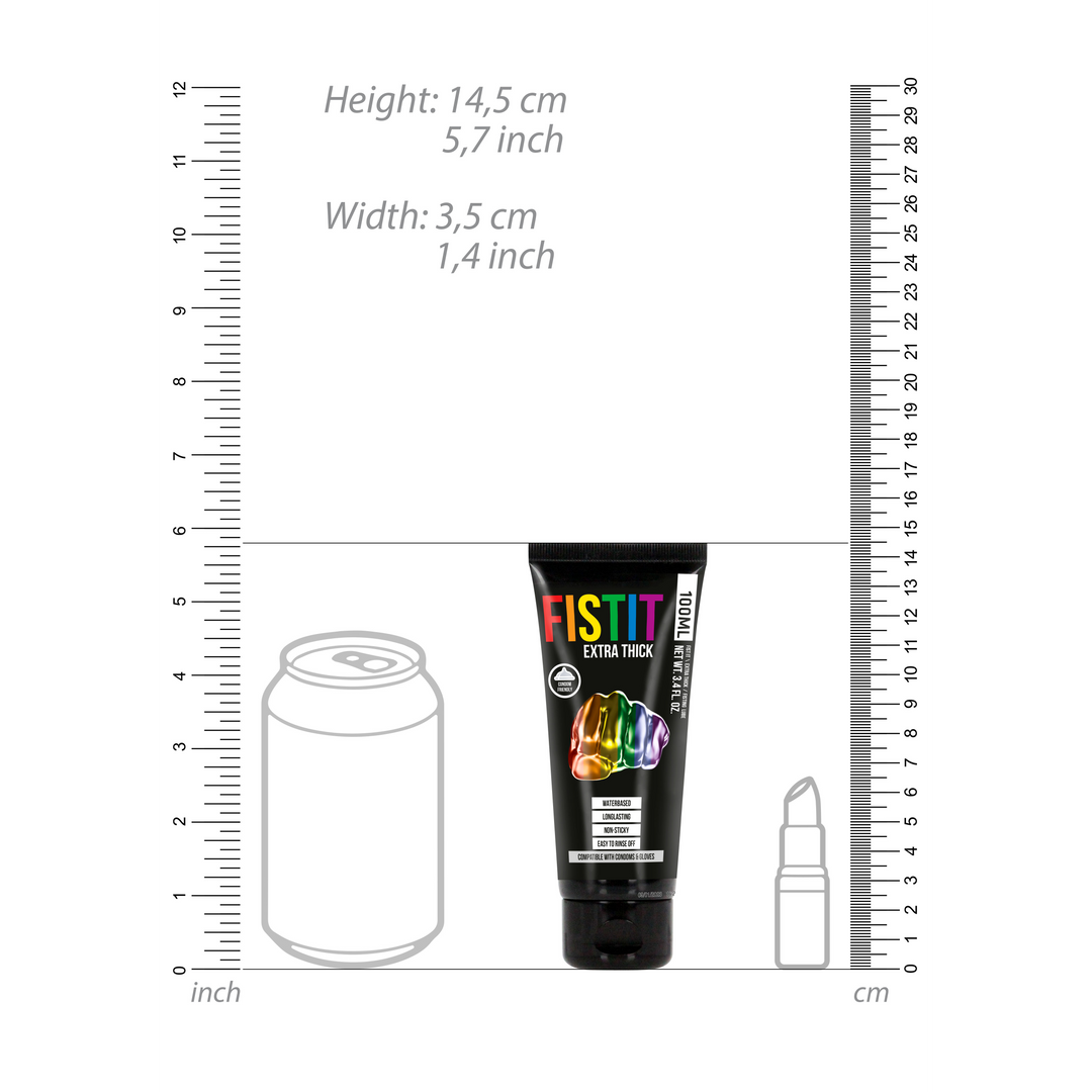 Extra Dick Gleitmittel - Regenbogen - 3,4 fl oz / 100 ml