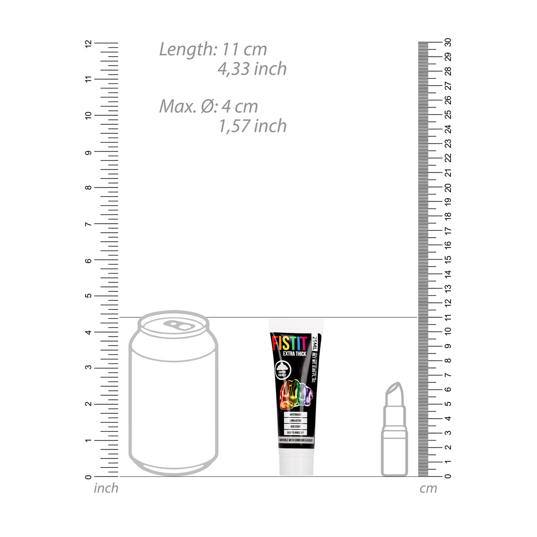 Extra Dick Gleitmittel - Rainbow - 0,8 fl oz / 25 ml