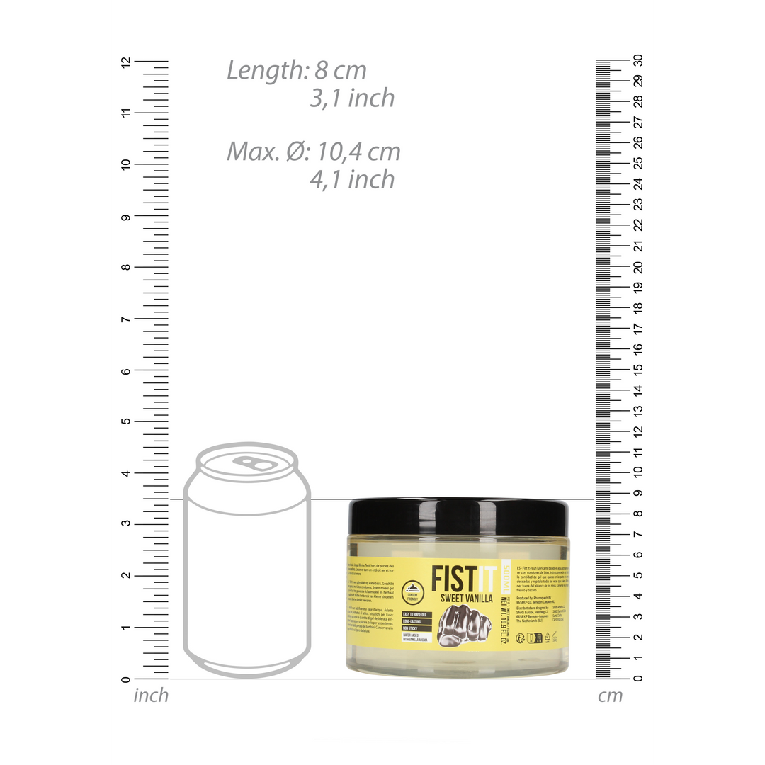 Extra Dick Gleitmittel - Vanille - 17 fl oz / 500 ml