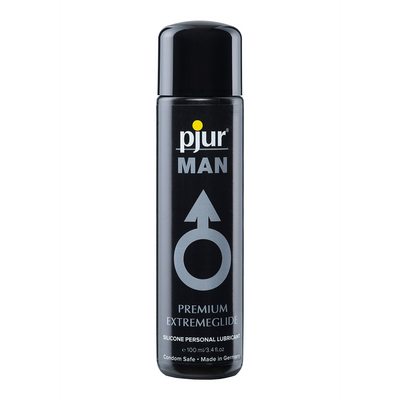 MAN Extreme Glide - Silikonbasiertes Gleitmittel und Massagegel für Männer - 3 fl oz / 100 ml