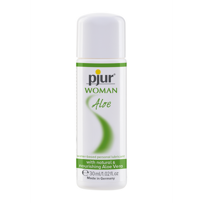 Frau Aloe - Wasserbasierte Gleitmittel und Massagegel mit Aloe Vera - 1 fl oz / 30 ml