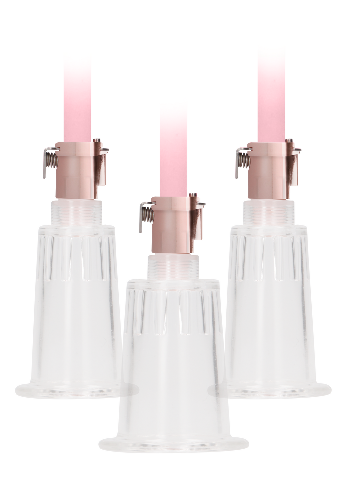Klitoralen Brustwarzenpumpen-Set Medium - Large