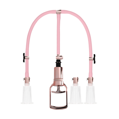 Klitoralen Brustwarzenpumpen-Set Medium - Large