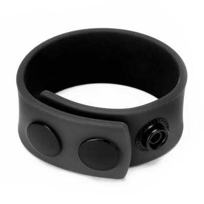 Silicone Cock Strap - Schwarz
