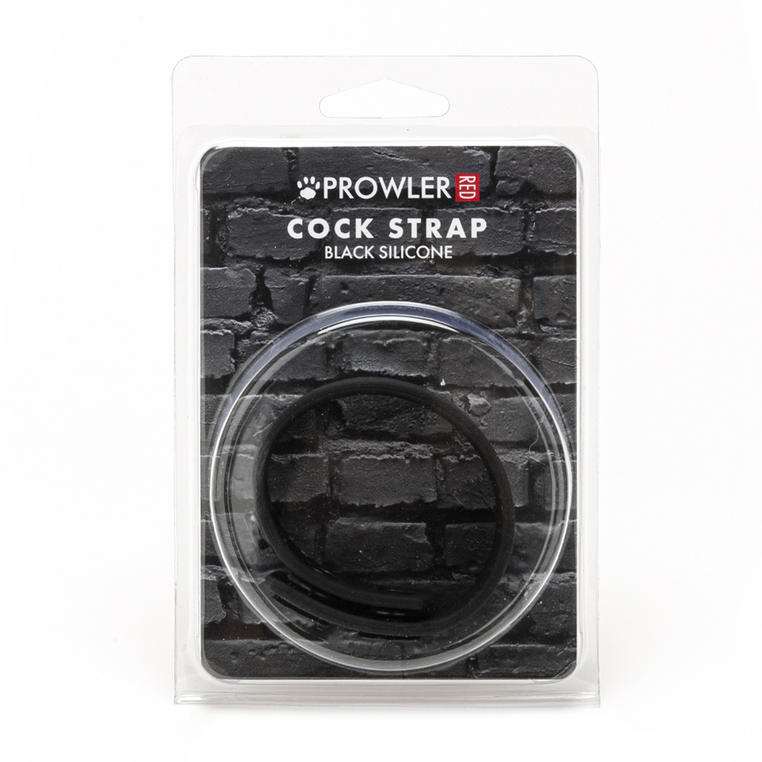 Silicone Cock Strap - Schwarz