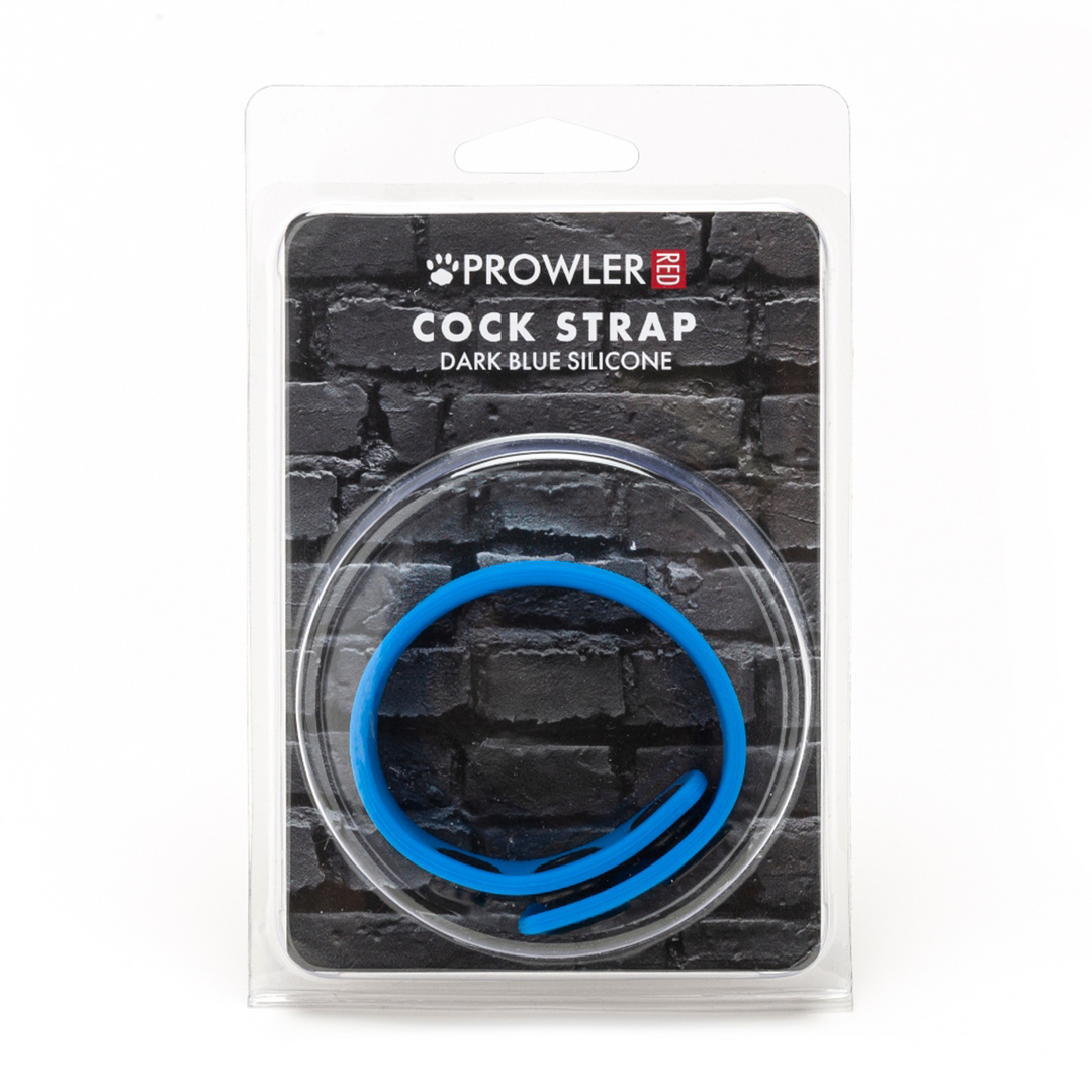 Silicone Cock Strap - Dunkelblau