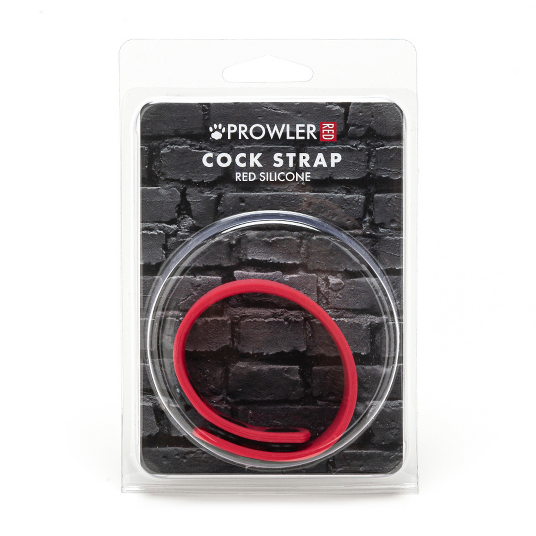 Silicone Cock Strap - Rot