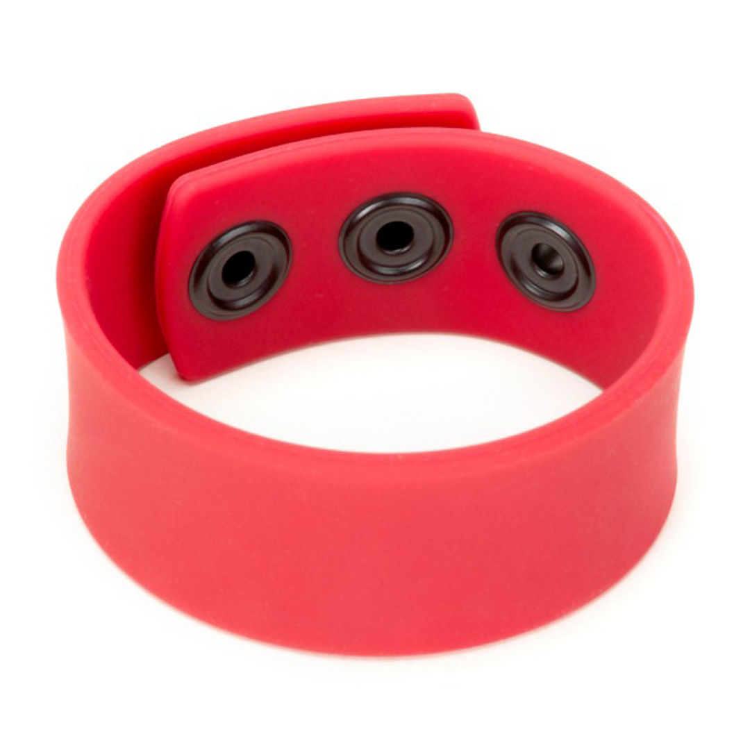 Silicone Cock Strap - Rot