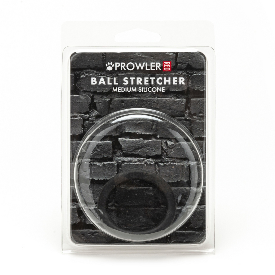 Silicone Ball Stretcher - Mittel - Schwarz