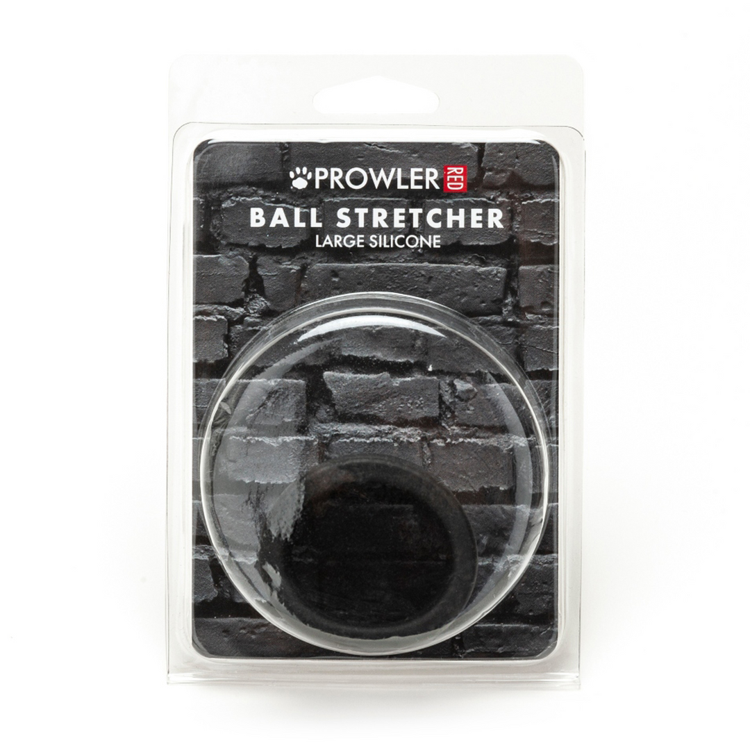 Silicone Ball Stretcher - Groß - Schwarz