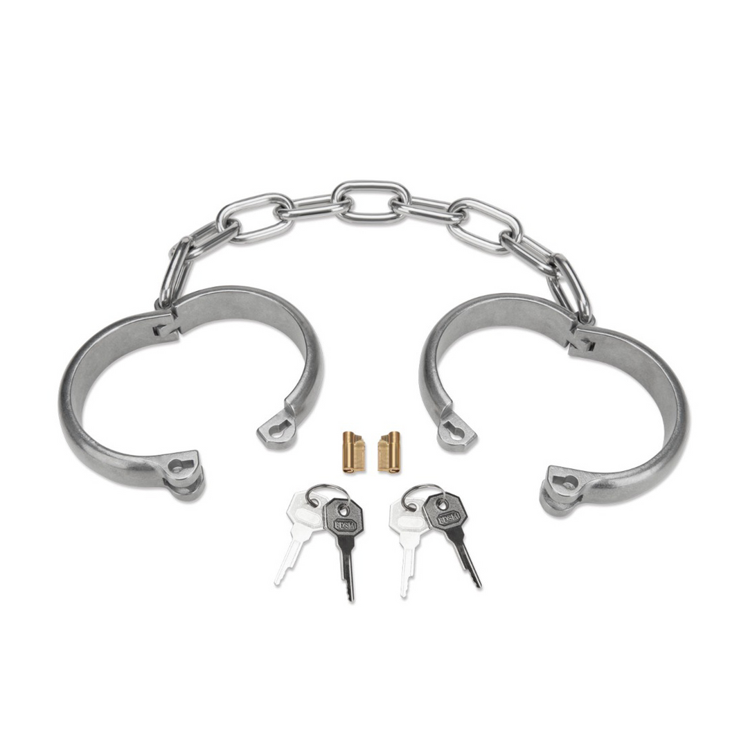 Schwere Handschellen - Silber