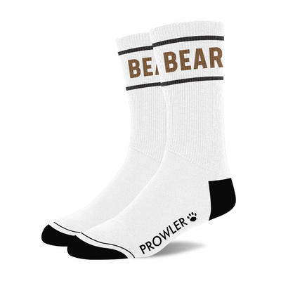 Bären Socken - Weiß/Braun