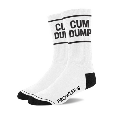 Cum Dump Socken - Weiß/Schwarz
