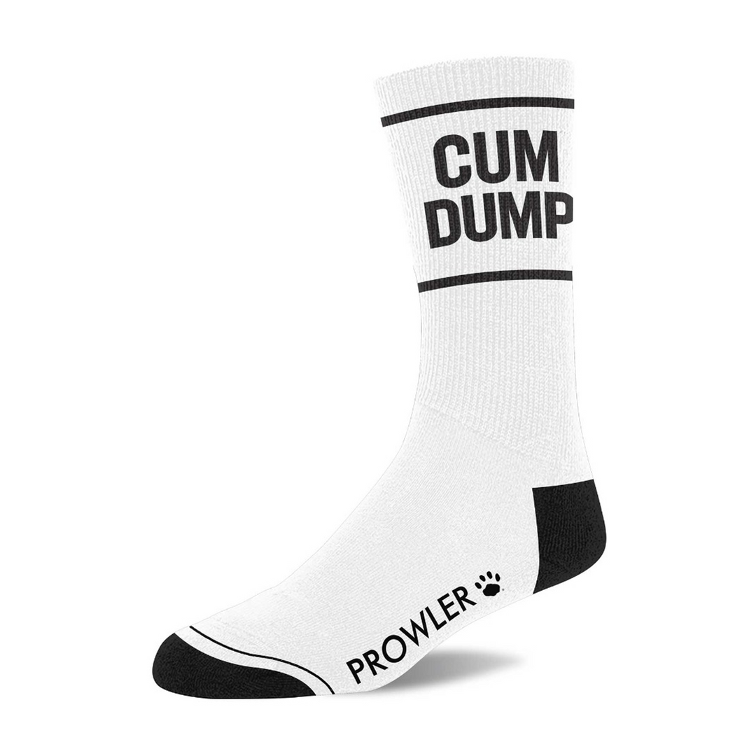 Cum Dump Socken - Weiß/Schwarz