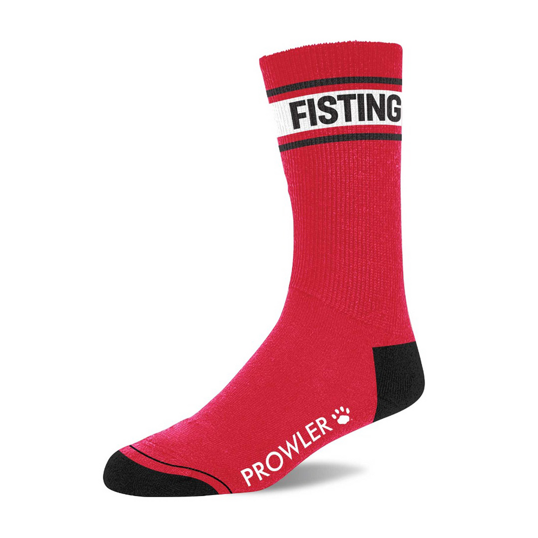Fisting Socken - Rot/Schwarz