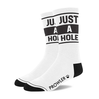 Just A Hole Socken - Weiß/Schwarz