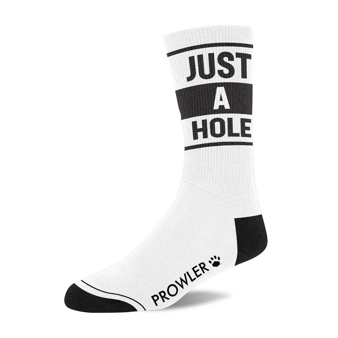 Just A Hole Socken - Weiß/Schwarz