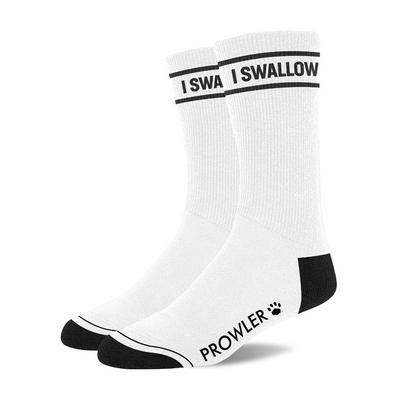 Ich Schlucke Socken - Weiß/Schwarz
