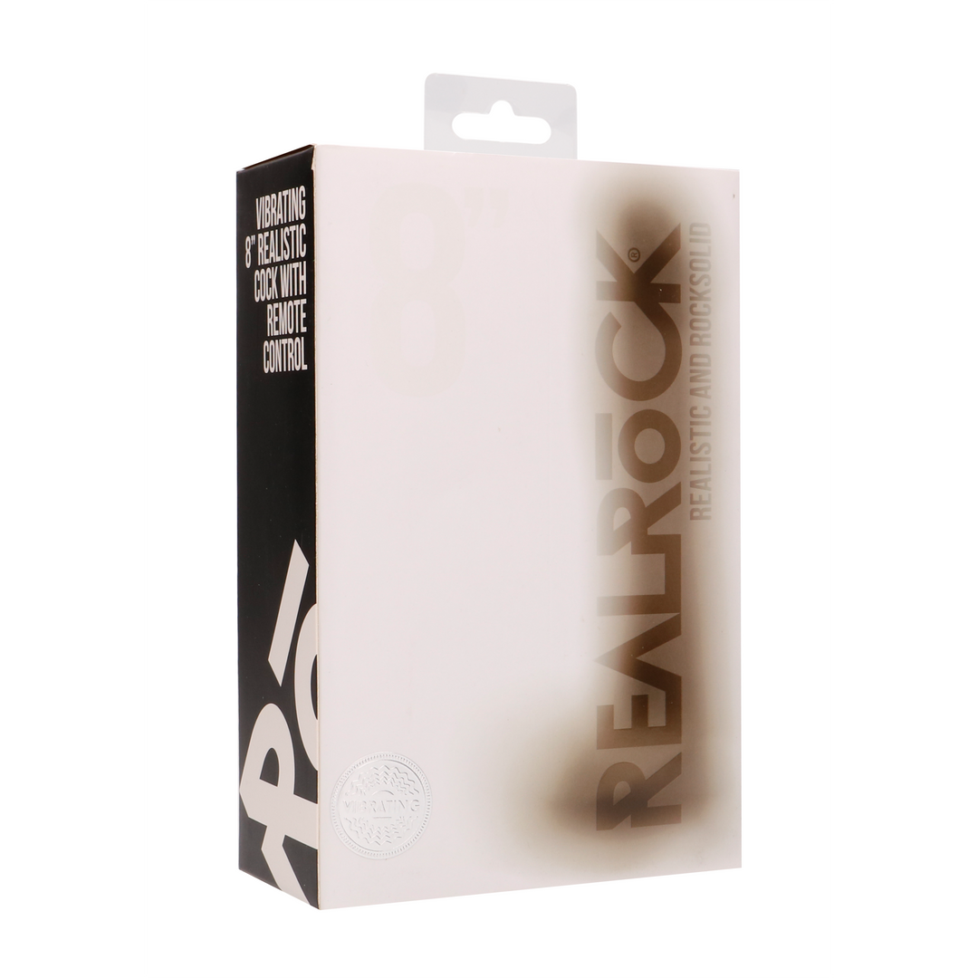 Vibrierender realistischer Penis mit Hodensack - 8 / 20 cm