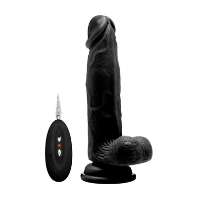 Vibrierender realistischer Penis mit Hodensack - 8 / 20 cm