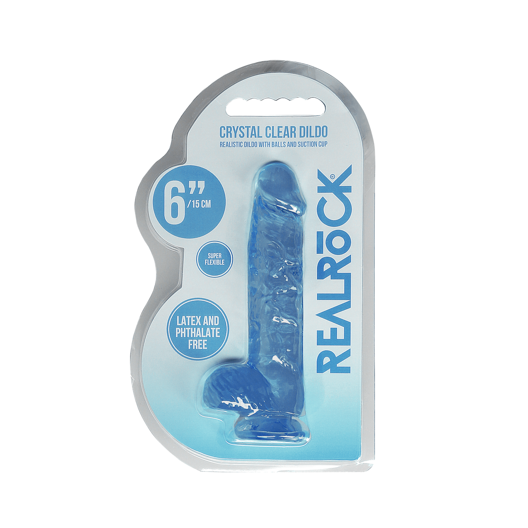 Realistischer Dildo mit Balls - 6 / 15 cm
